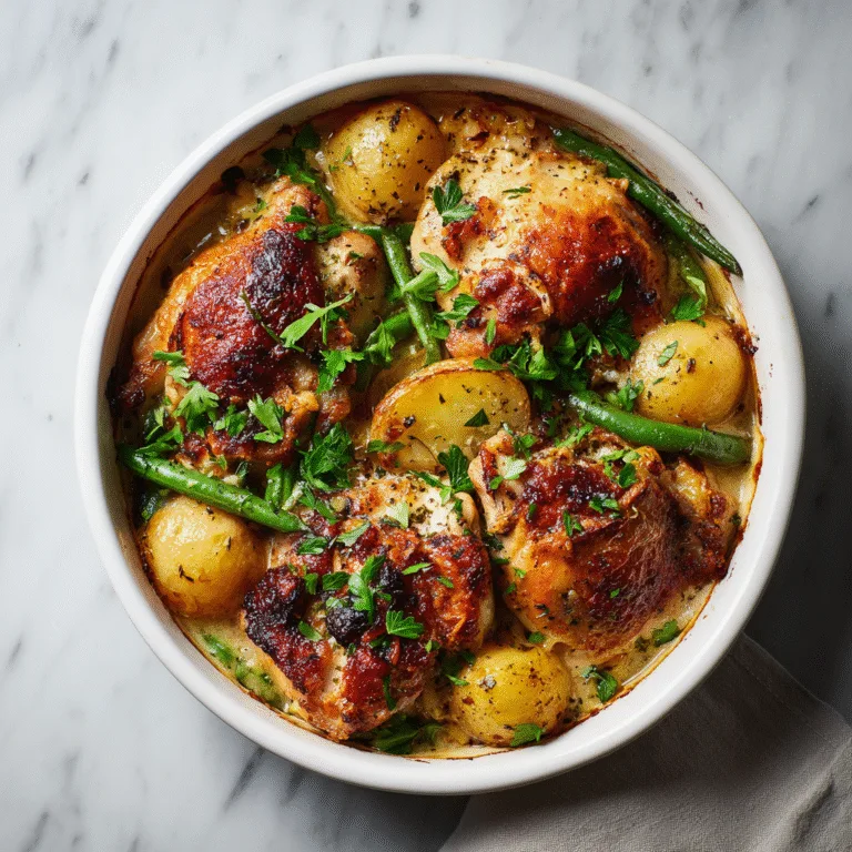 Chicken Potato Green Bean Bake – The Ultimate One-Pan Comfort Meal
