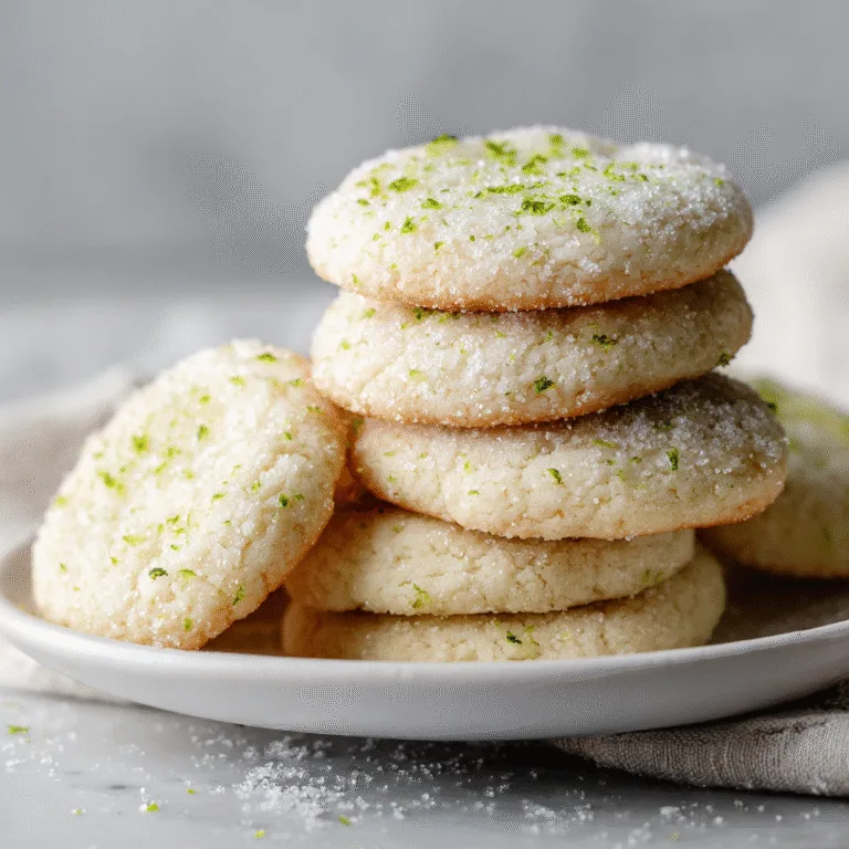 Lime Sugar Cookies (Soft, Zesty & Irresistibly Fresh)