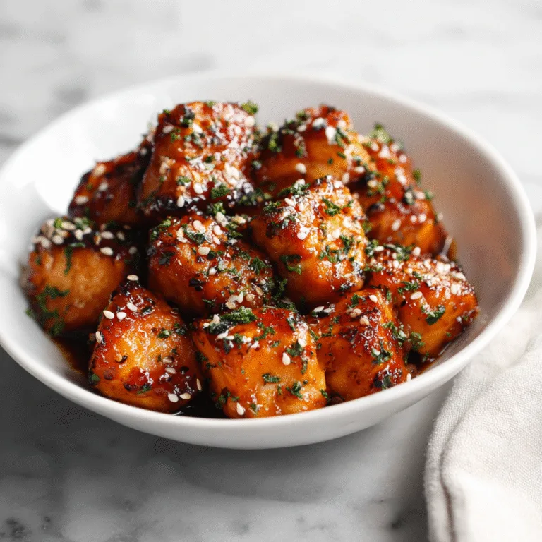 Air Fryer Honey Garlic Salmon Bites – Crispy, Sticky & Irresistible