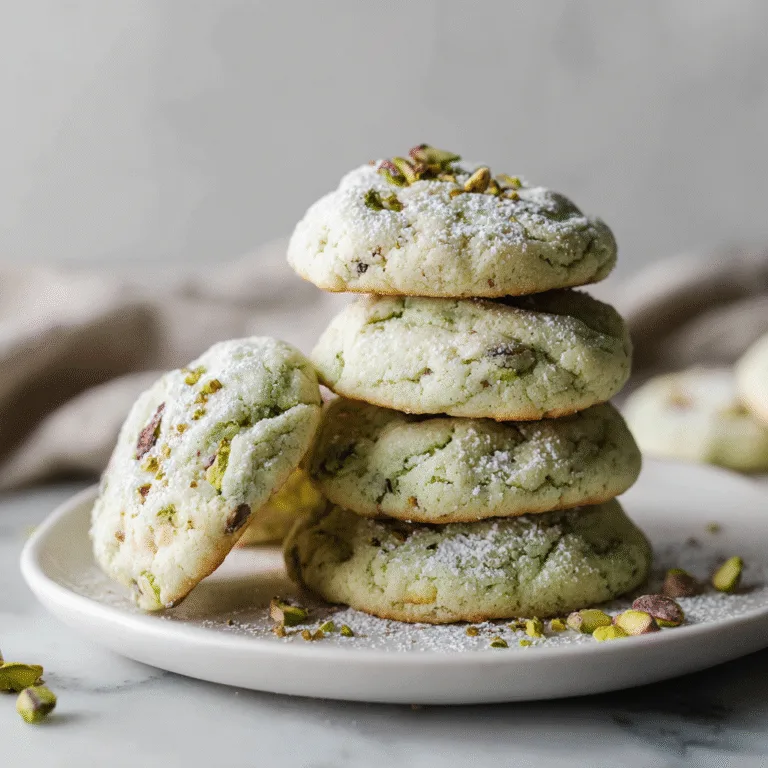 Pistachio Pudding Cookies