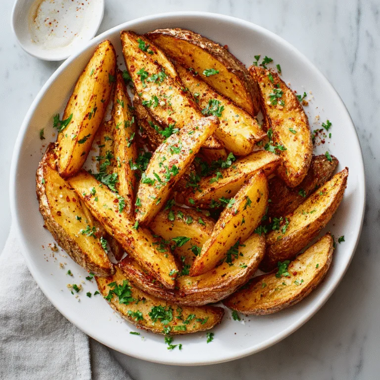 Crispy Baked Potato Wedges (Easy Oven Recipe Everyone Loves)