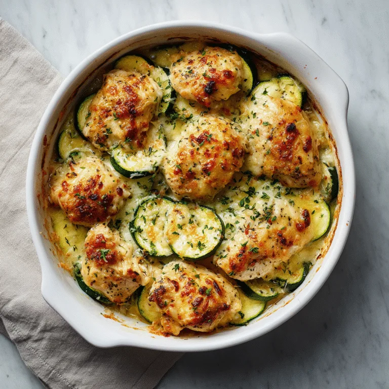 Easy Chicken Zucchini Bake (Healthy One-Pan Dinner)