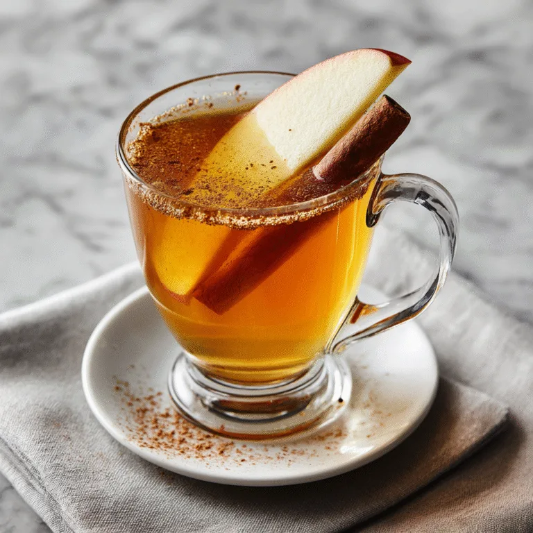 Apple Cinnamon Tea (Hot or Iced)