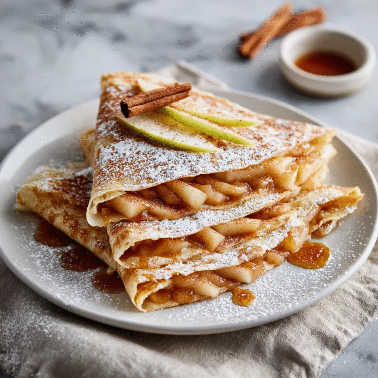 Apple Cinnamon Crepes