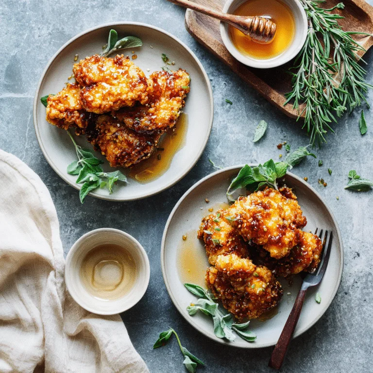 Baked Crunchy Hot Honey Chicken