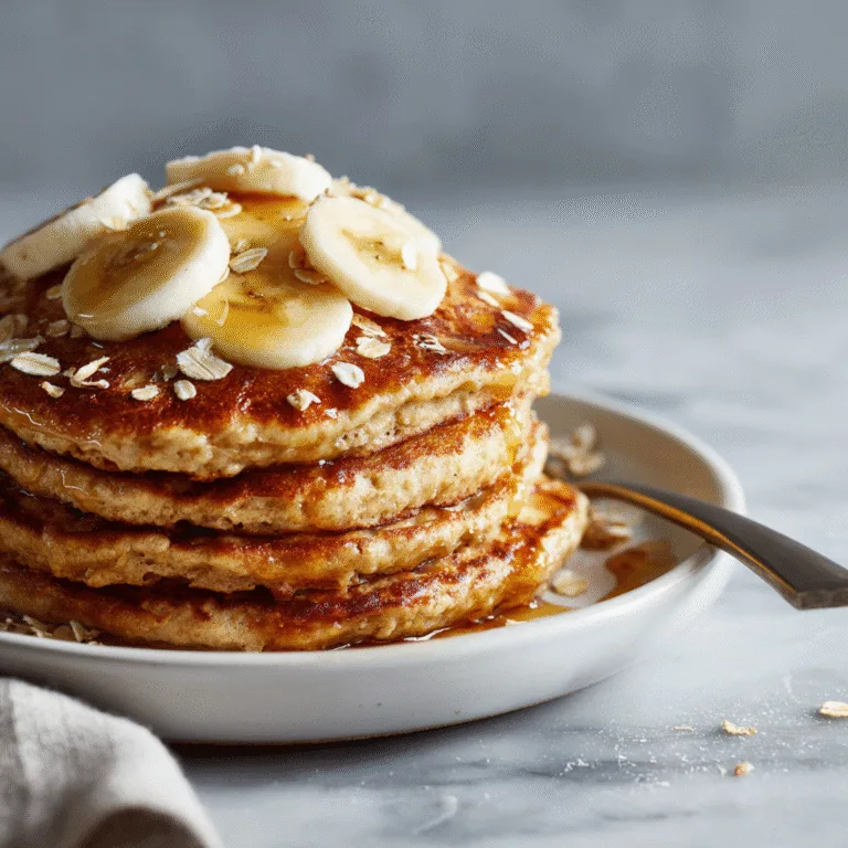 Healthy Banana Oatmeal Pancakes (Blender Recipe) – A Simple, Nutritious Breakfast Favorite