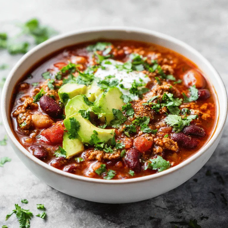 The Best Healthy Turkey Chili