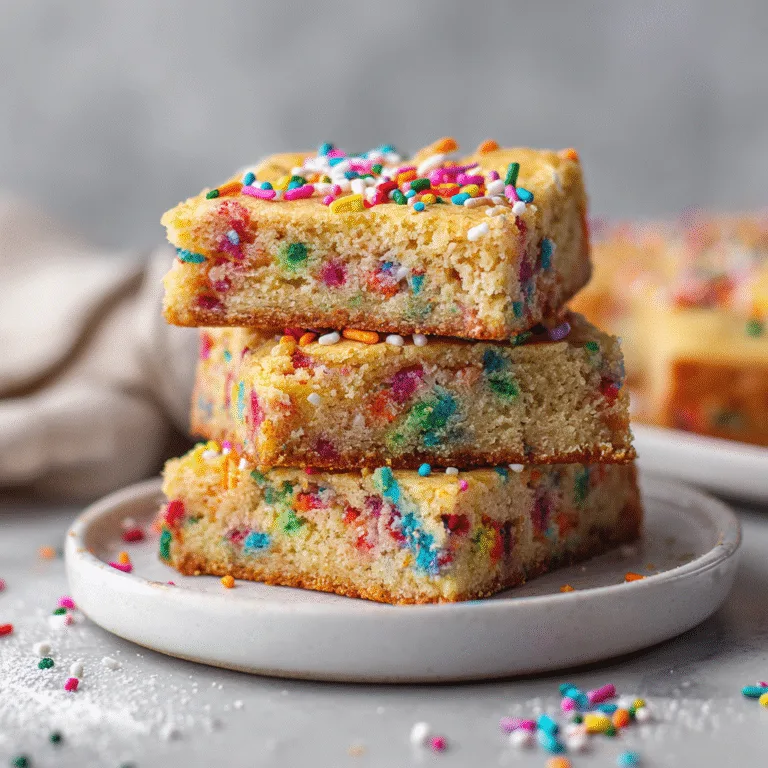 Chewy Funfetti Blondies