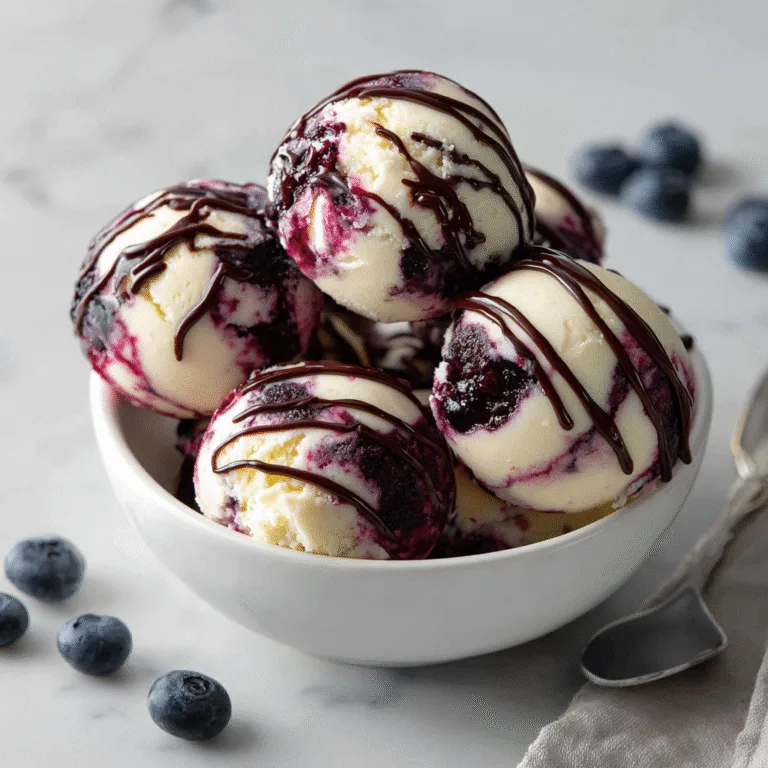 Frozen Blueberry Yogurt Clusters