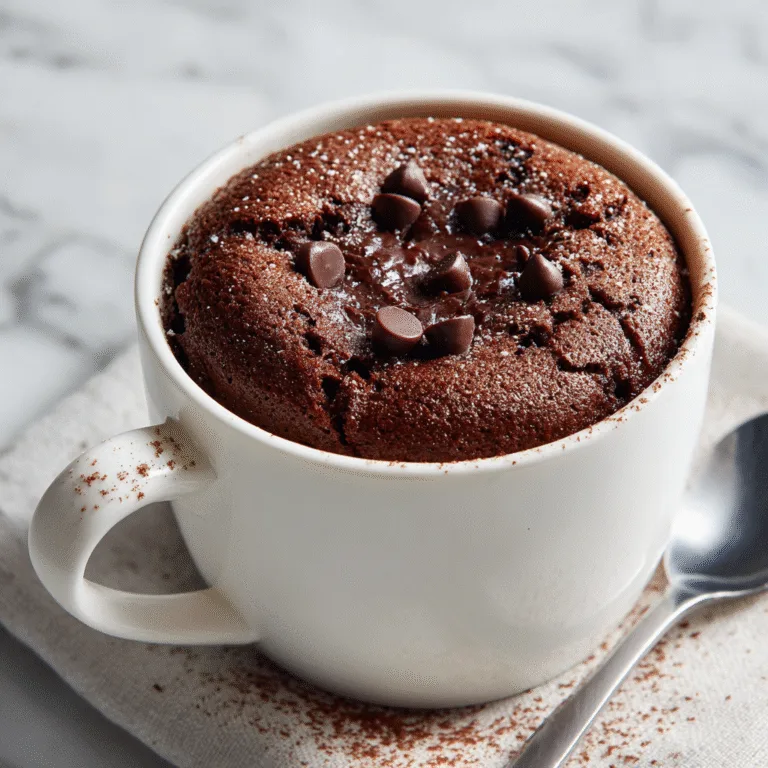 Chocolate Mug Cake