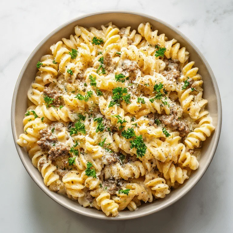 Irresistible Creamy Beef Pasta Recipe for Cozy Nights