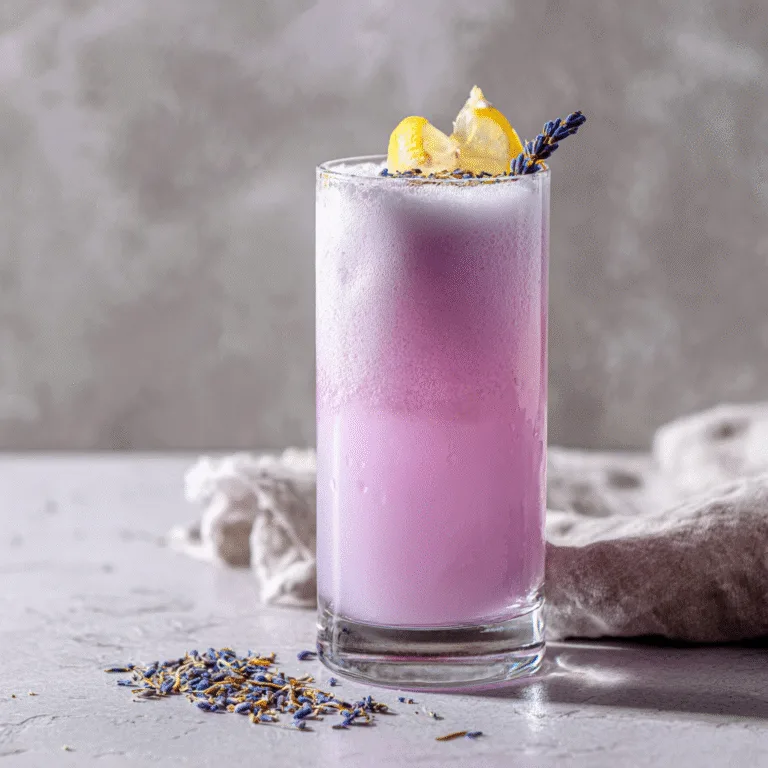 Lavender Vanilla Cream Soda Mocktail (Floral, Creamy & Refreshing)
