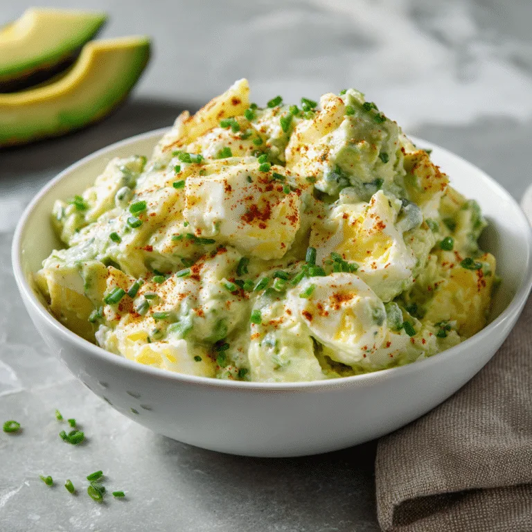 Avocado Egg Salad (Creamy, Healthy & No Mayo)