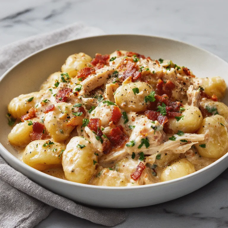 Creamy Crack Chicken Gnocchi: Ultra Comfort Food