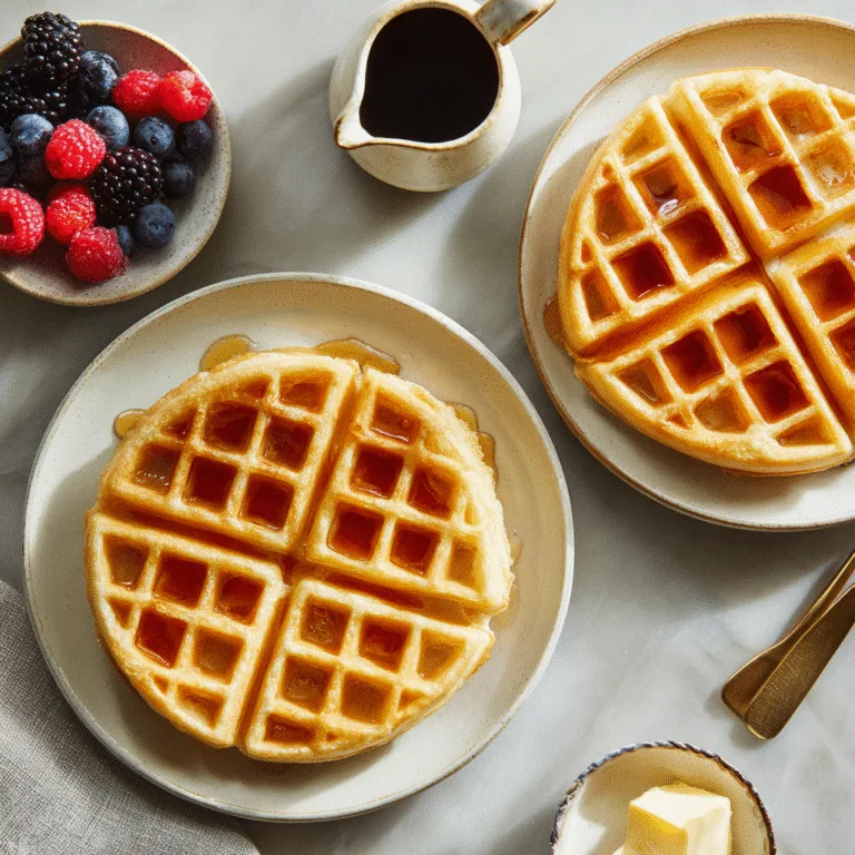 Waffle House-Style Waffles (Fluffy, Golden & Irresistible)