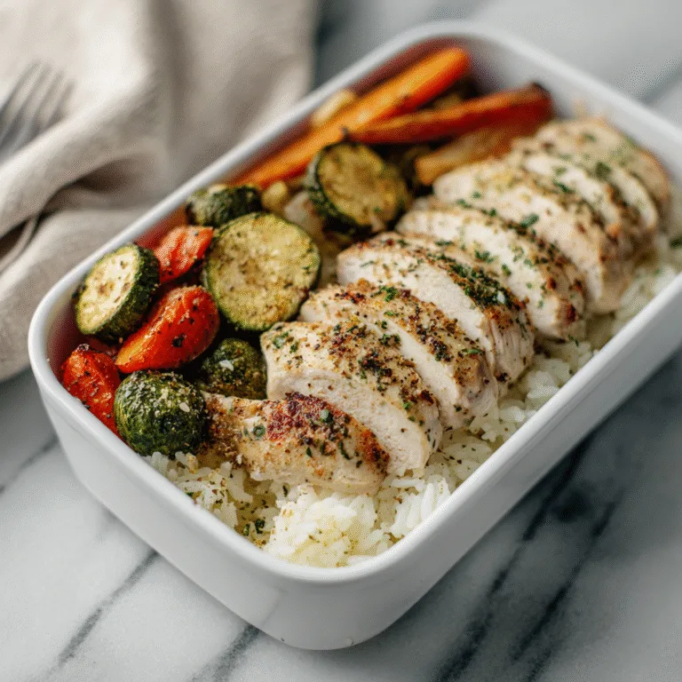 Ranch Chicken Meal Prep – Simple, Flavorful & Perfect for the Week!