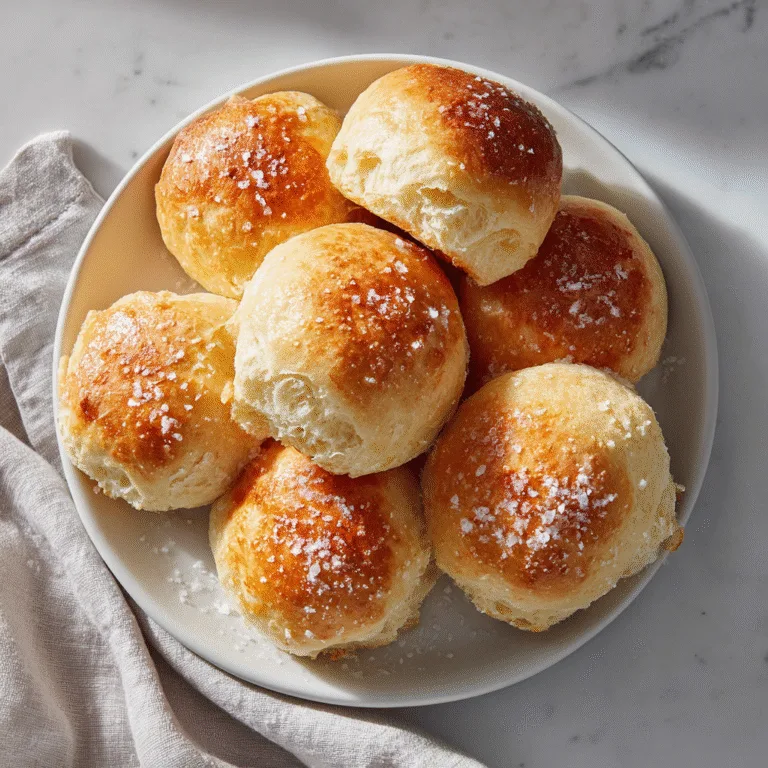 Soft & Fluffy Cottage Cheese Dinner Rolls (High-Protein & Easy!)