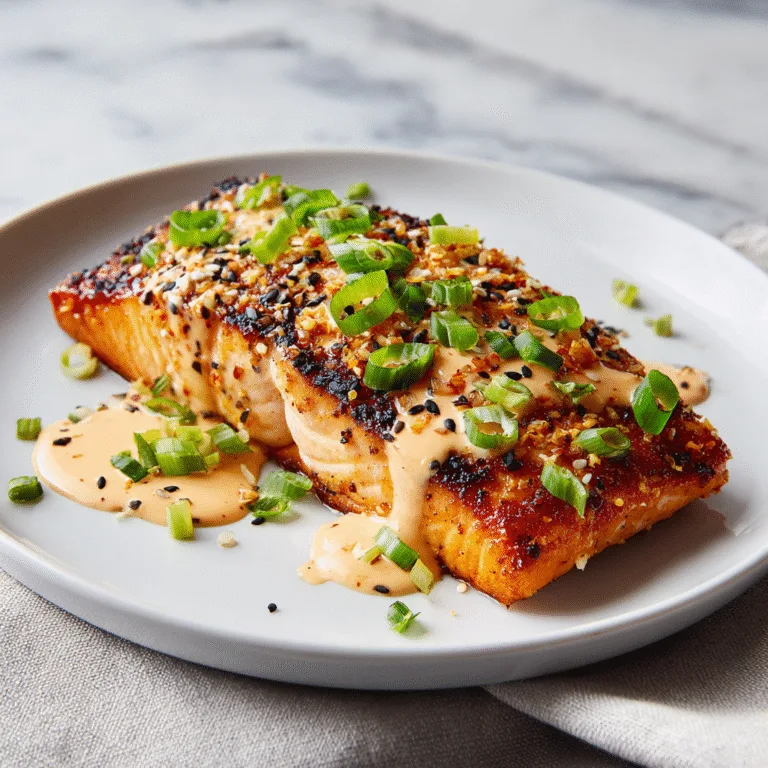 Bang Bang Salmon (Creamy, Spicy & Irresistible!)
