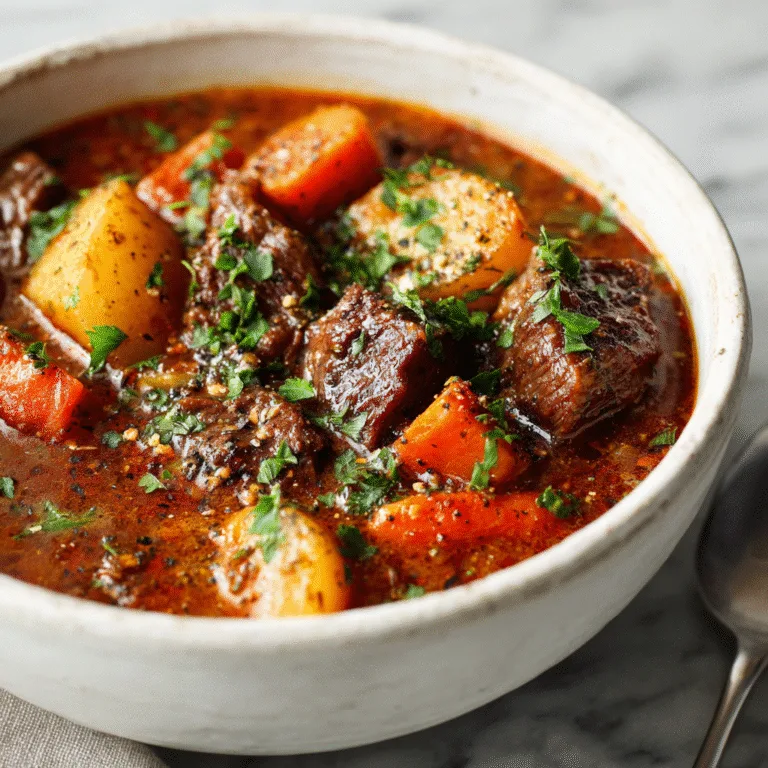 Beef Stew Without Tomatoes (Rich, Hearty & Full of Flavor)