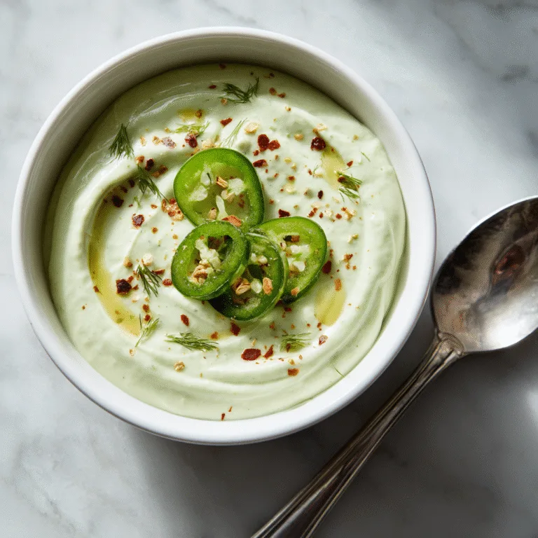 Creamy Jalapeño Sauce (Smooth, Tangy & So Easy to Make)