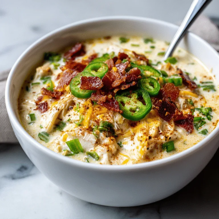 Spicy Jalapeño Popper Chicken Soup (Creamy, Bold & Comforting)
