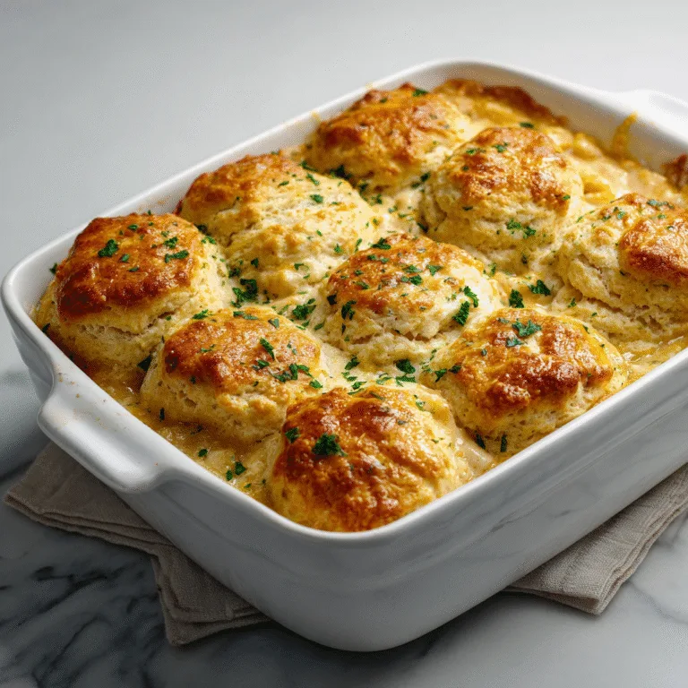 Cheddar Bay Biscuit Chicken Pot Pie (Creamy, Cozy & Easy)
