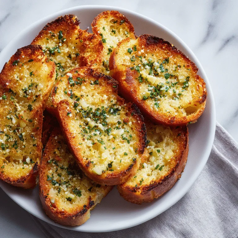 BEST Ever Garlic Bread (Buttery, Crispy & Irresistible)