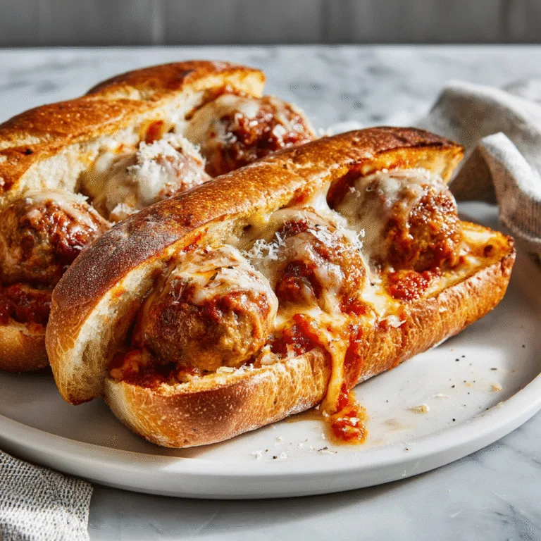 Easy Cheesy Meatball Subs (Melty, Saucy & Irresistible)