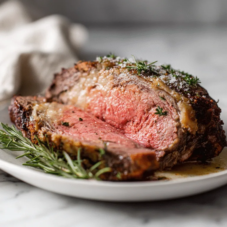Perfect Prime Rib – Juicy, Tender & Holiday-Worthy