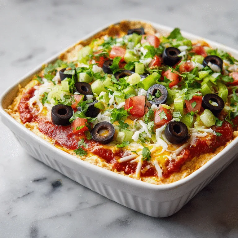 7 Layer Bean Dip – Easy, Fresh & Crowd-Pleasing