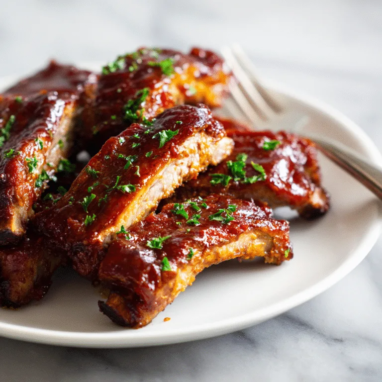 Easy Oven BBQ Country Style Ribs – Tender, Juicy & Foolproof