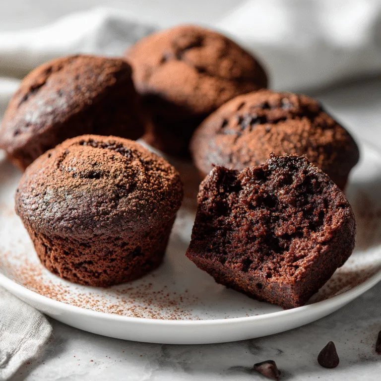 Chocolate Spinach Muffins – Healthy, Kid-Friendly & Delicious!