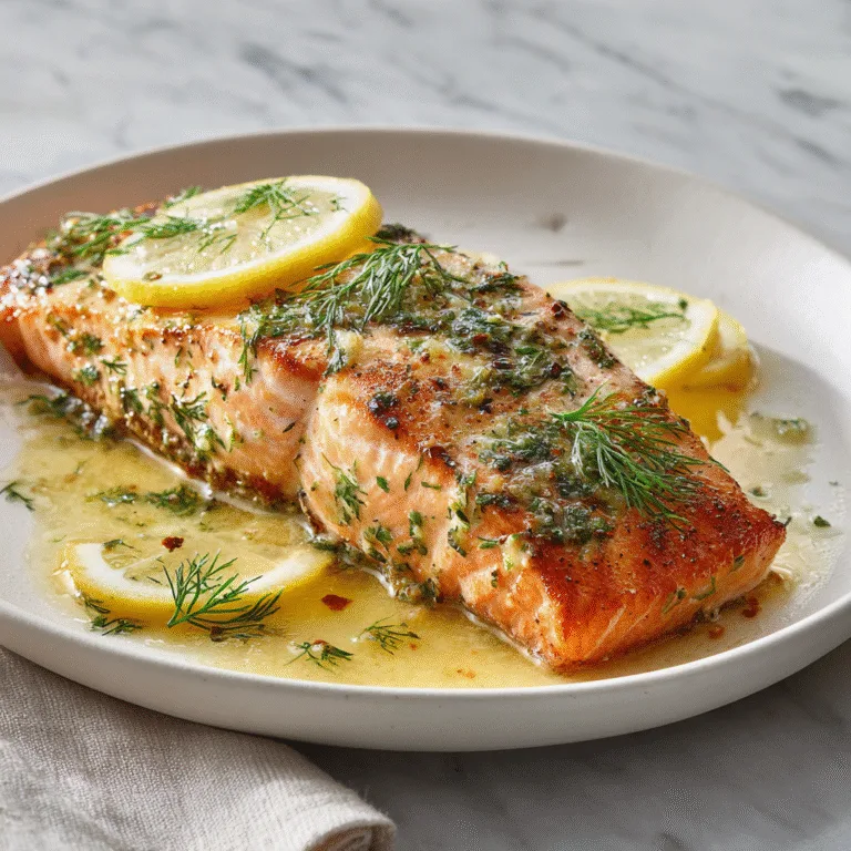 Pan-Seared Lemon Dill Salmon – Easy 10-Minute Dinner