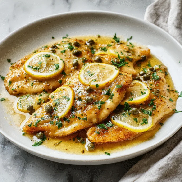 Tilapia Piccata – Easy Lemon Butter Fish Recipe