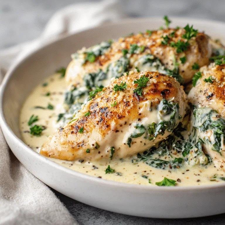 Creamy Spinach Artichoke Chicken (Easy & High-Protein Dinner)