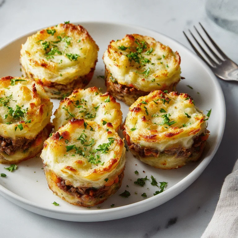 Mini Shepherd’s Pies (Muffin Tin Recipe)