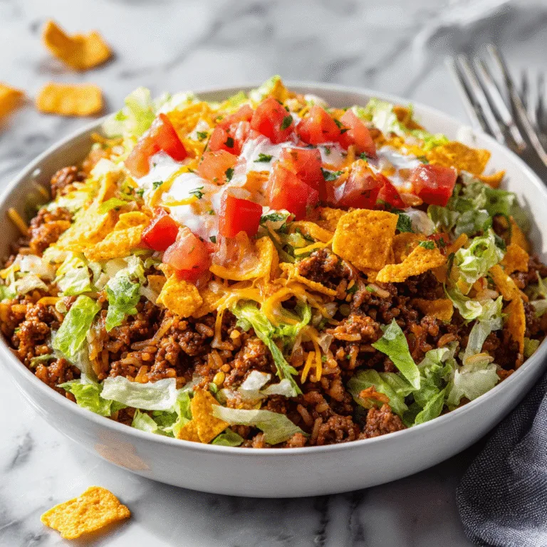 Taco Rice Bowl with Doritos (Quick & Flavor-Packed Dinner)