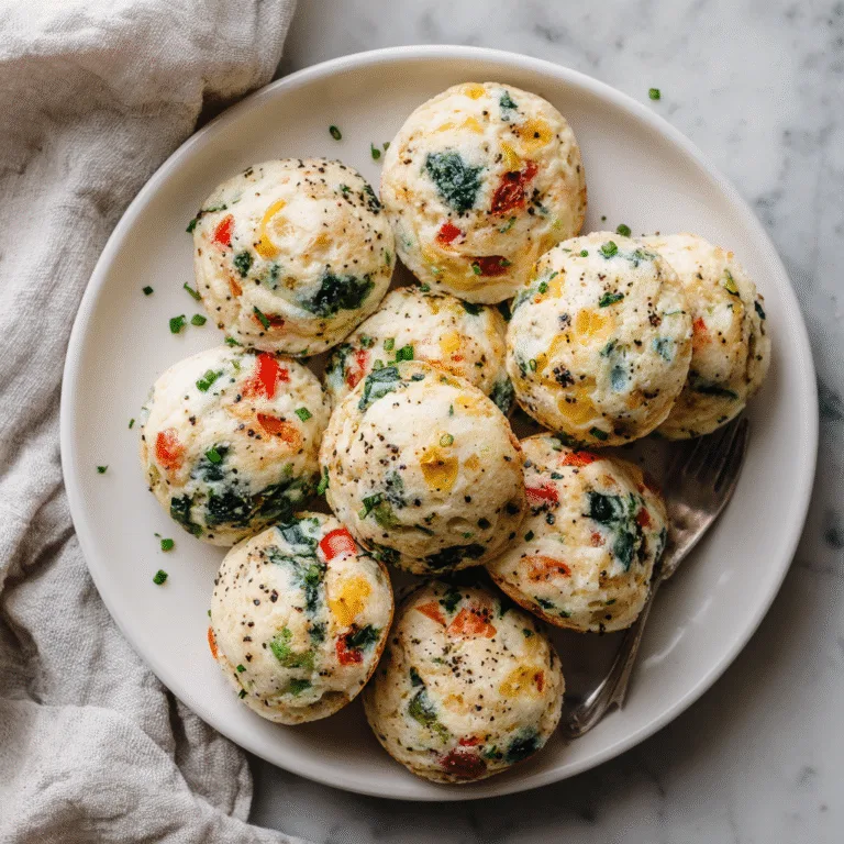 High-Protein Egg White Bites (Healthy & Easy Snack)