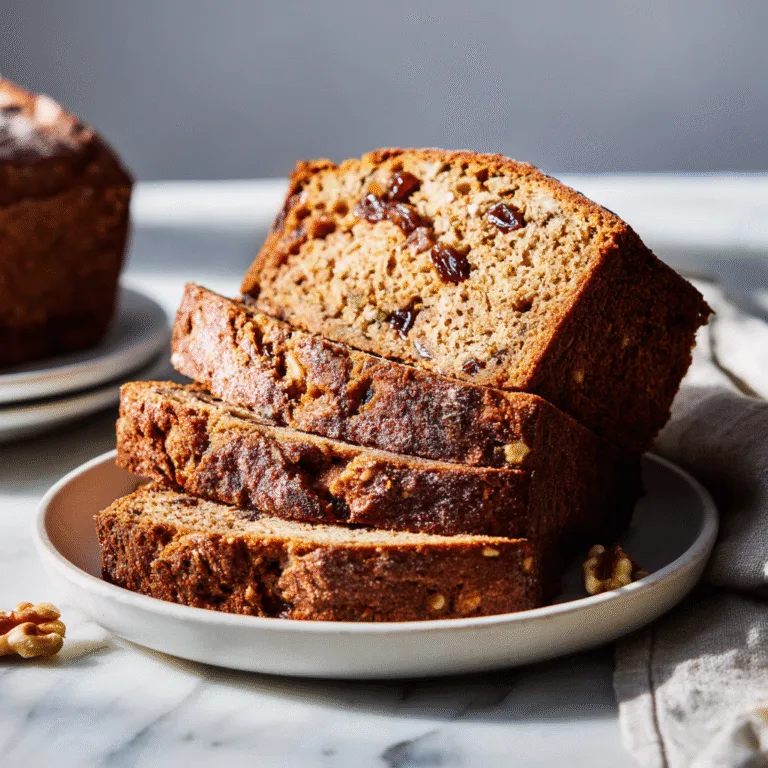 Moist Date Bread with Walnuts (Easy One-Bowl Recipe)