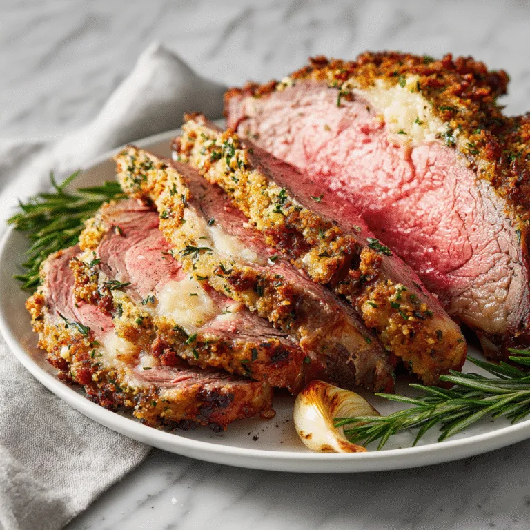 Best No-Fail Prime Rib with Garlic Herb Crust