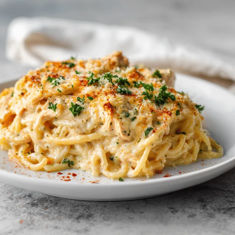 Spicy Southern Cheesy Chicken Spaghetti Casserole (Ultimate Comfort Food)