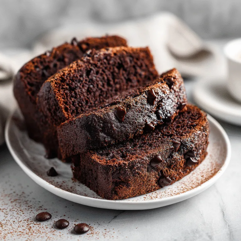 Chocolate Espresso Banana Bread (Ultra Moist & Rich!)