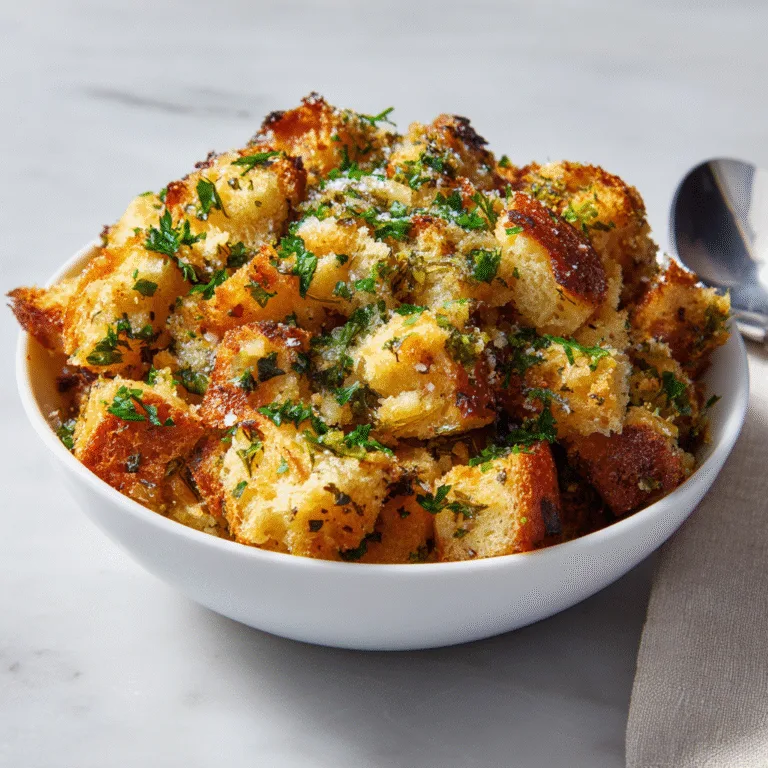 Homemade Stuffing – Buttery, Classic & Irresistible