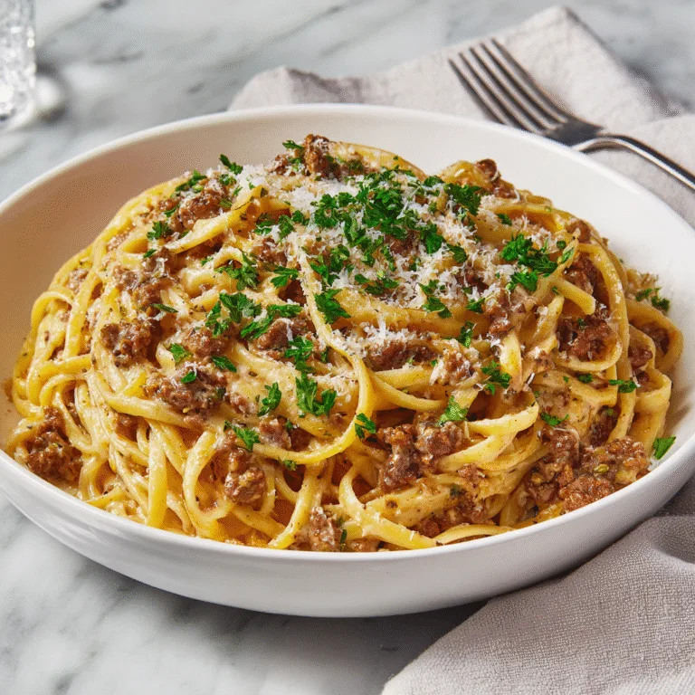 Creamy Beef Pasta (Rich, Comforting & Easy Dinner!)