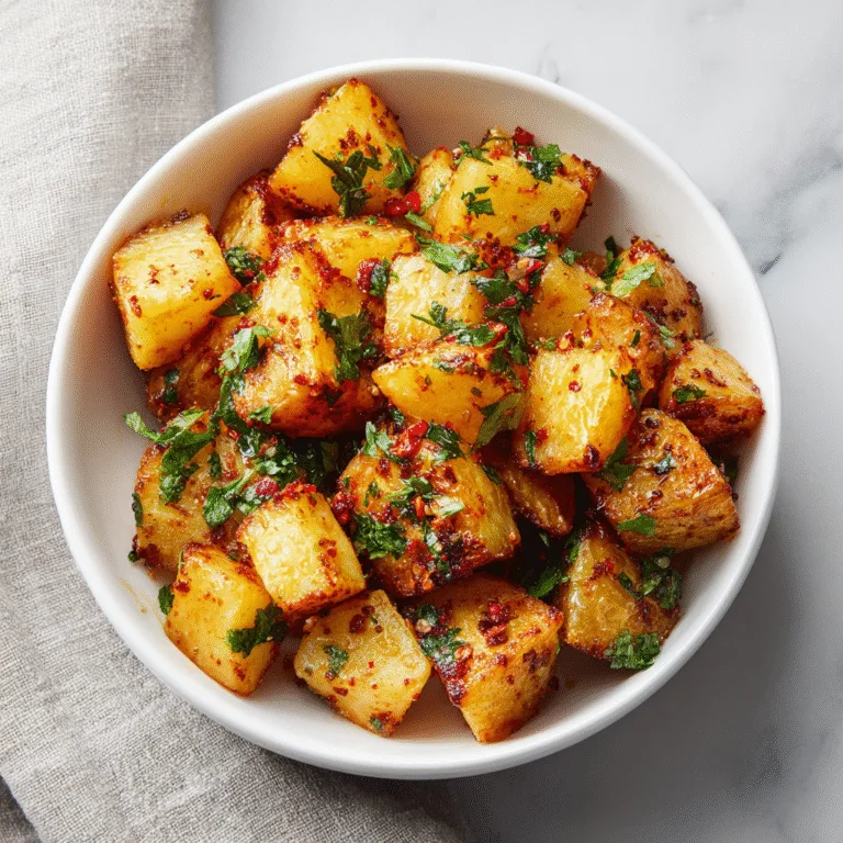 Lebanese Spicy Potatoes (Batata Harra) – Crispy, Zesty & Irresistibly Flavorful