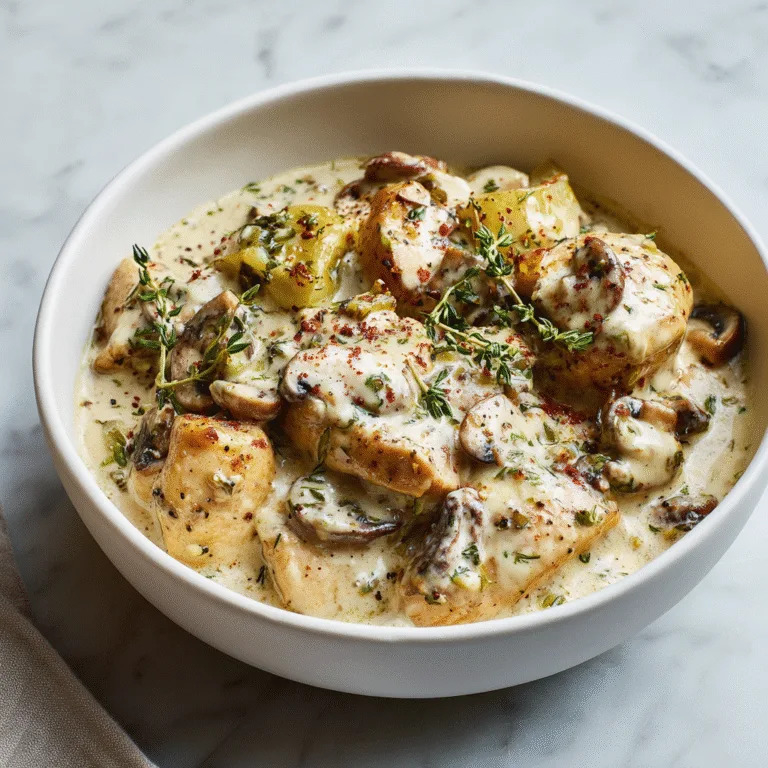 Creamy French Chicken Casserole (Easy One-Pot Comfort Meal)