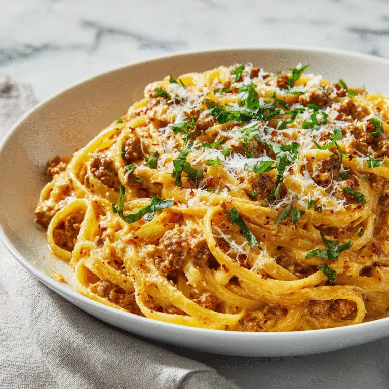 Marry Me Ground Beef Pasta (Creamy One-Pot Dinner)