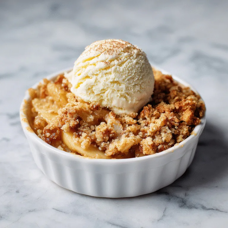 Classic Apple Crumble (Easy & Cozy Dessert)