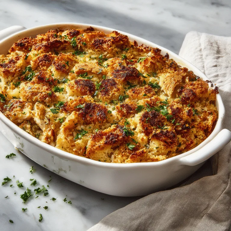 Chicken and Stuffing Casserole (Easy Comfort Food Classic)
