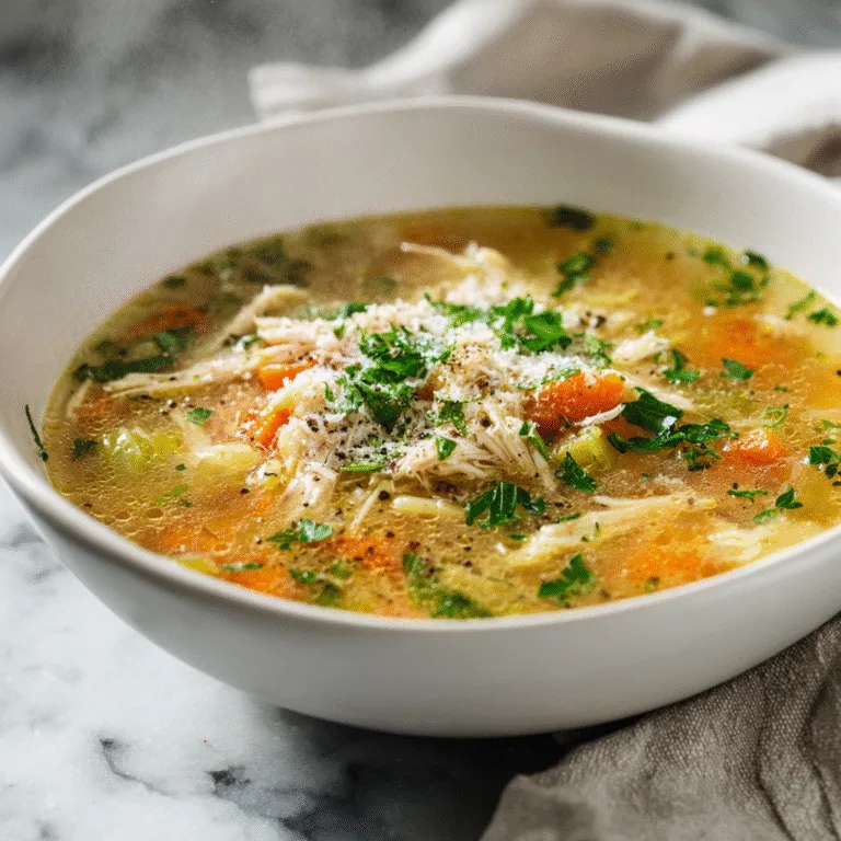 Italian Penicillin Soup (Healing Chicken Pastina Comfort Bowl)